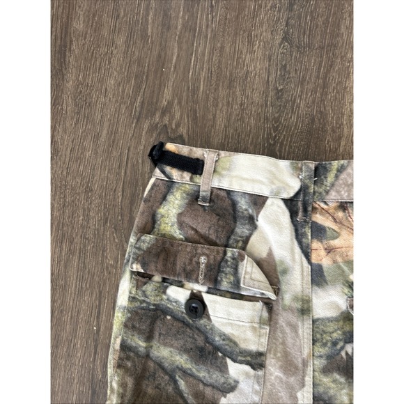 Predator Green Camo Camouflage Cargo Pants Hunting Size Small Adjustable See Des - Picture 10 of 10